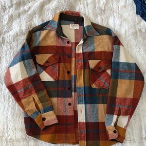 Vintage wool button up
